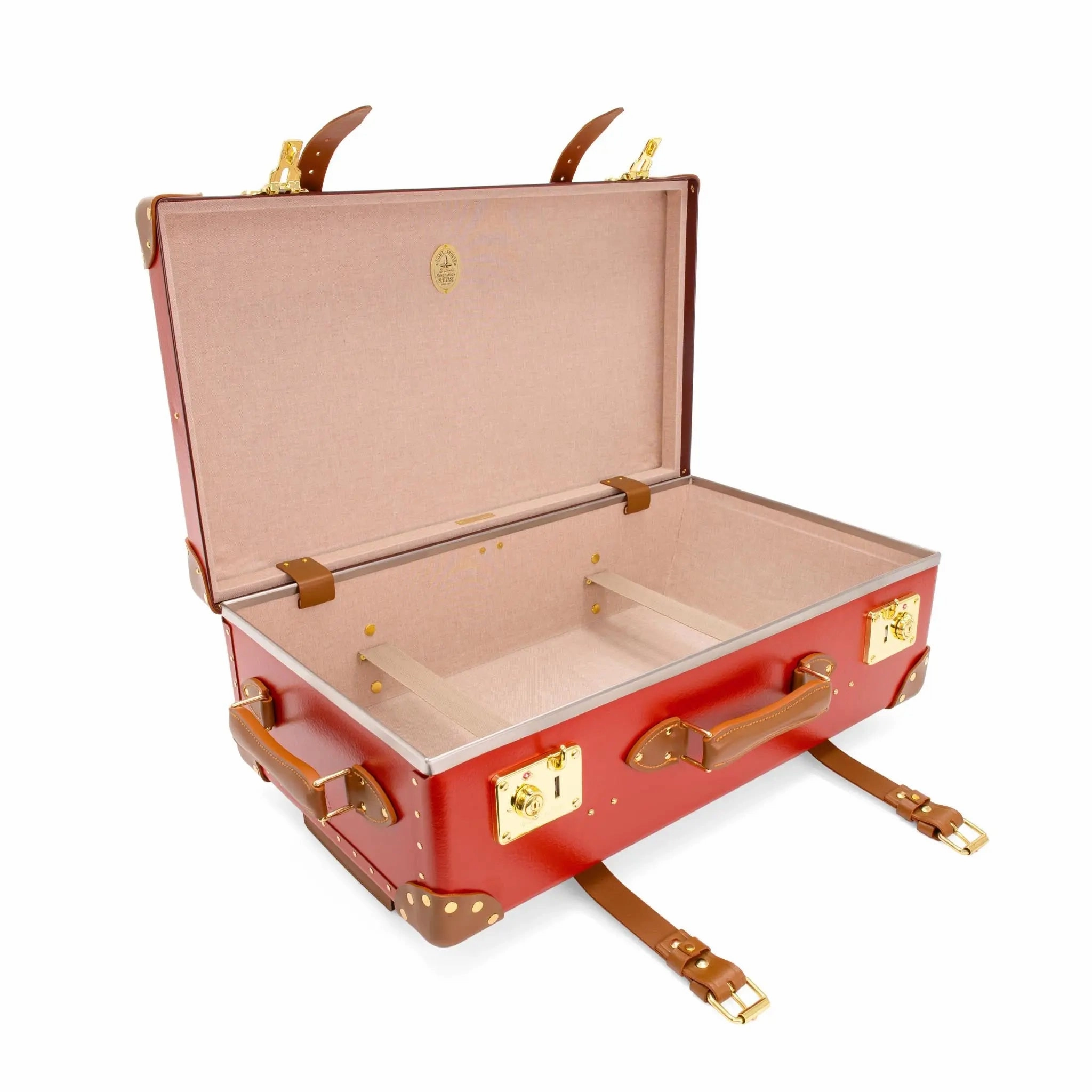 Centenary  Medium Check-In - 2 Wheels | Red/Caramel/Gold
