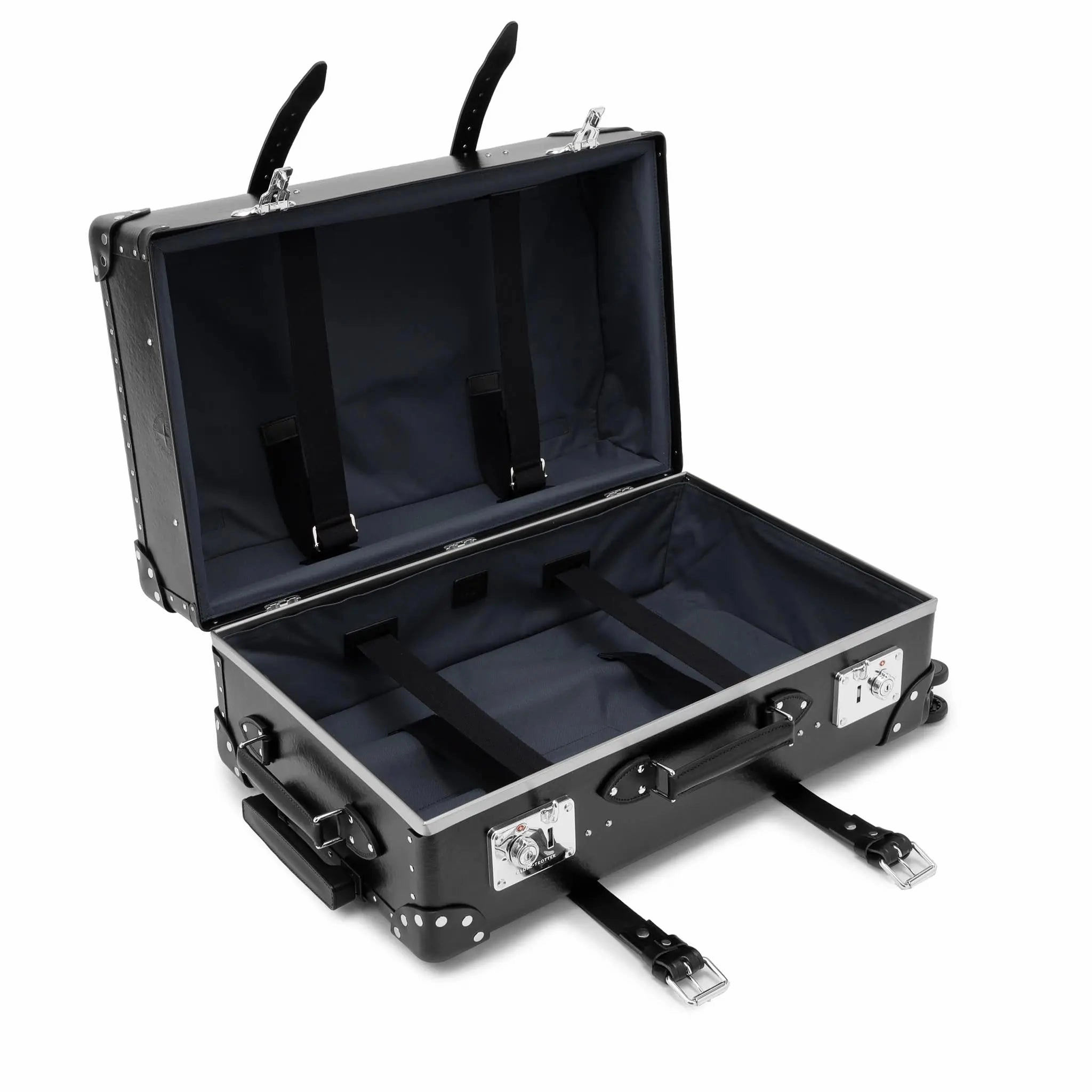Centenary  Medium Check-In - 4 Wheels | Black/Black/Chrome
