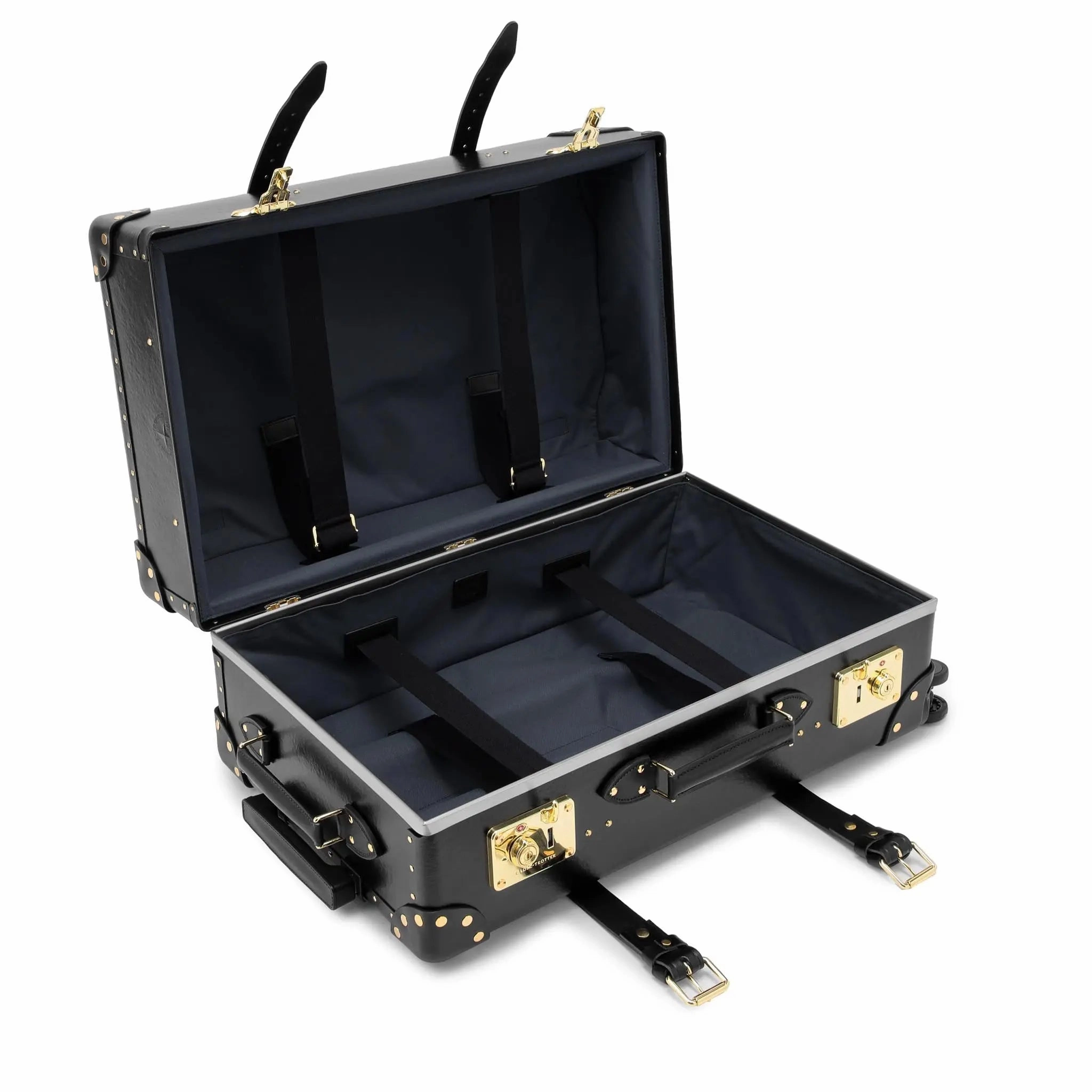 Centenary  Medium Check-In - 4 Wheels | Black/Black/Gold