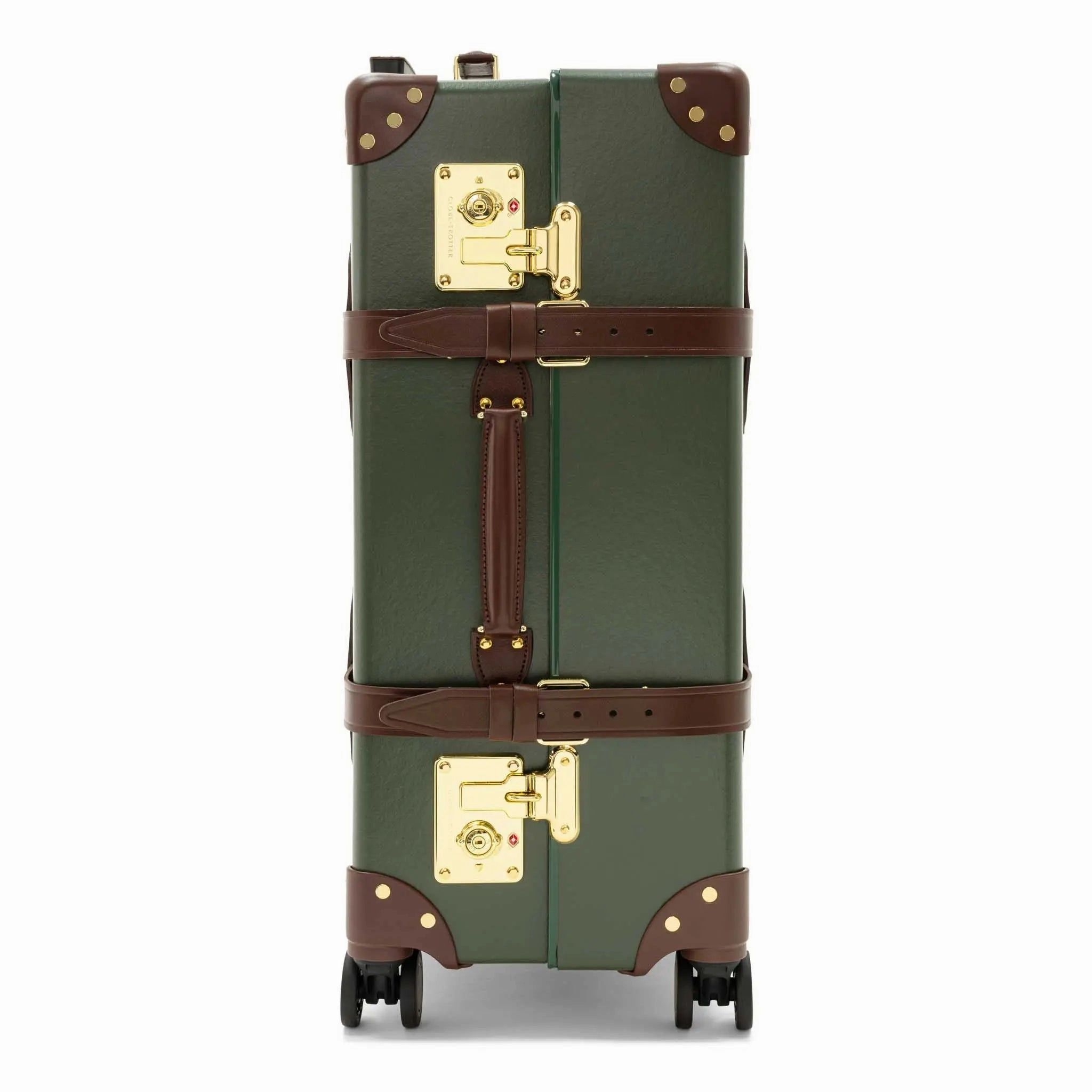 Centenary  Medium Check-In - 4 Wheels | Green/Brown/Gold