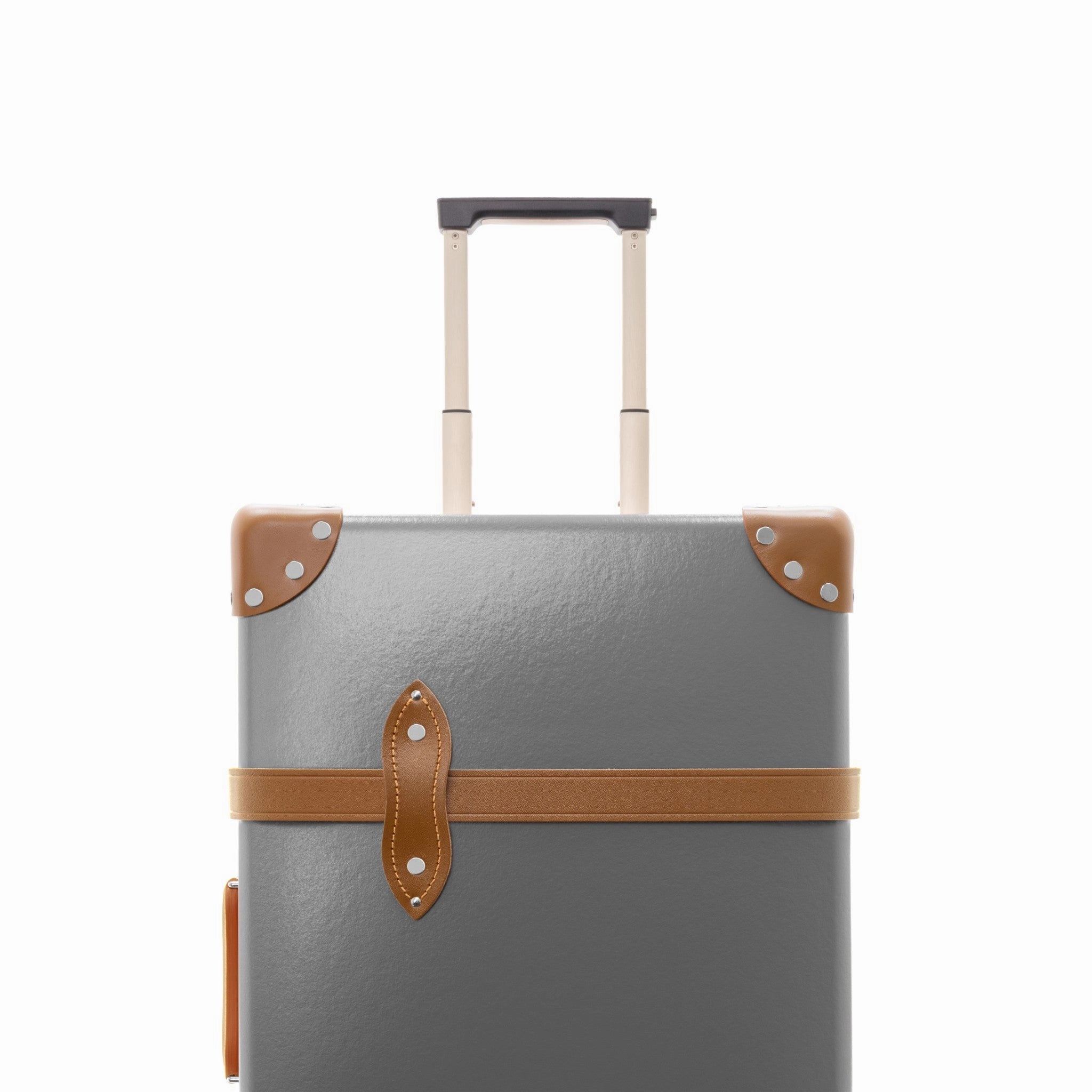 Centenary  Medium Check-In - 4 Wheels | Grey/Caramel/Chrome