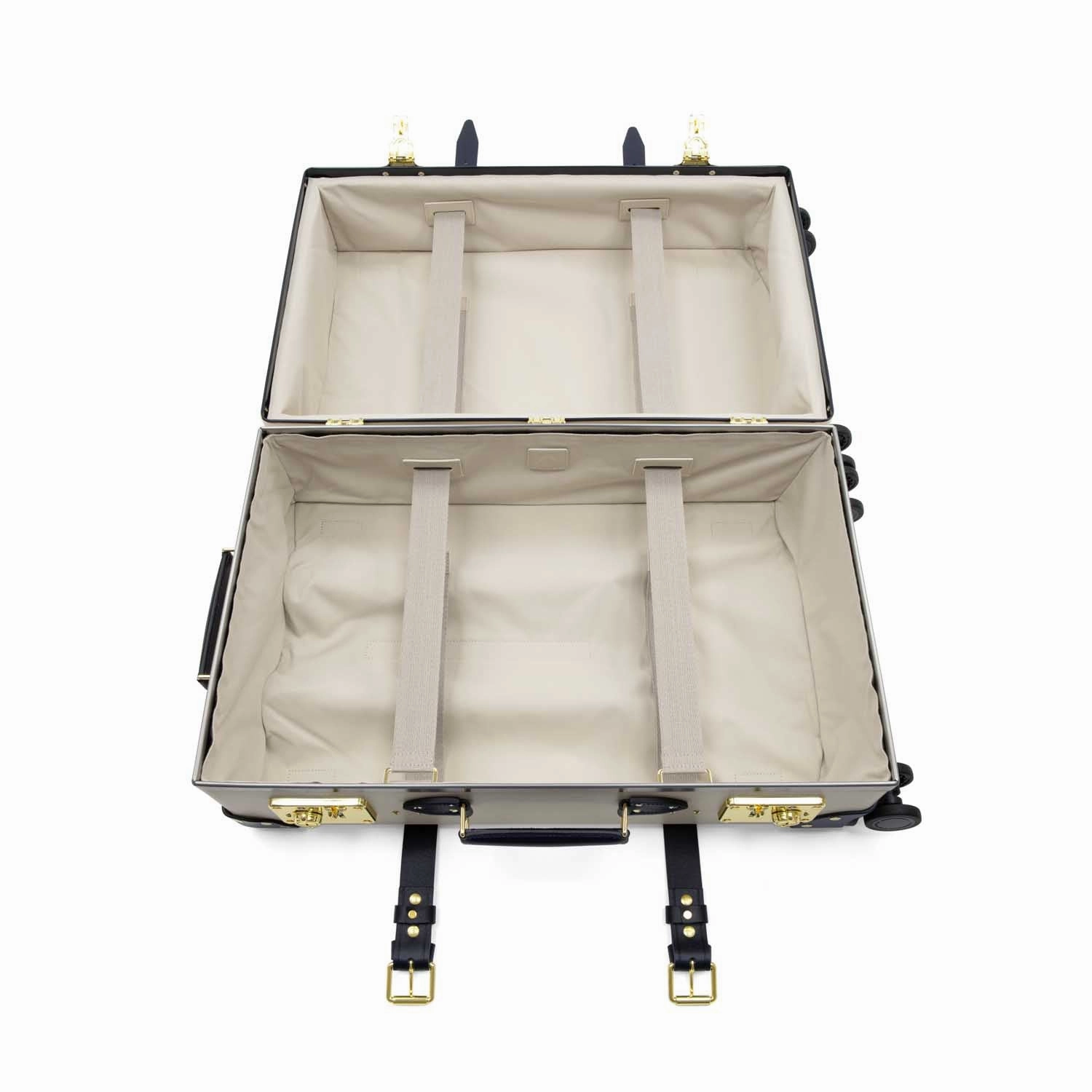 Centenary  Medium Check-In - 4 Wheels | Ivory/Navy/Gold