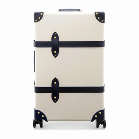 Centenary  Medium Check-In - 4 Wheels | Ivory/Navy/Gold