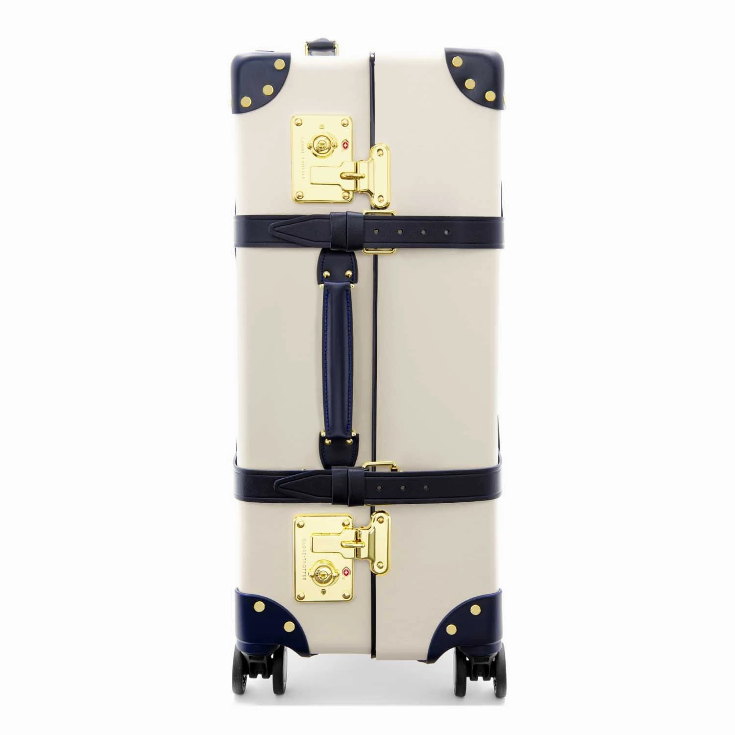 Centenary  Medium Check-In - 4 Wheels | Ivory/Navy/Gold