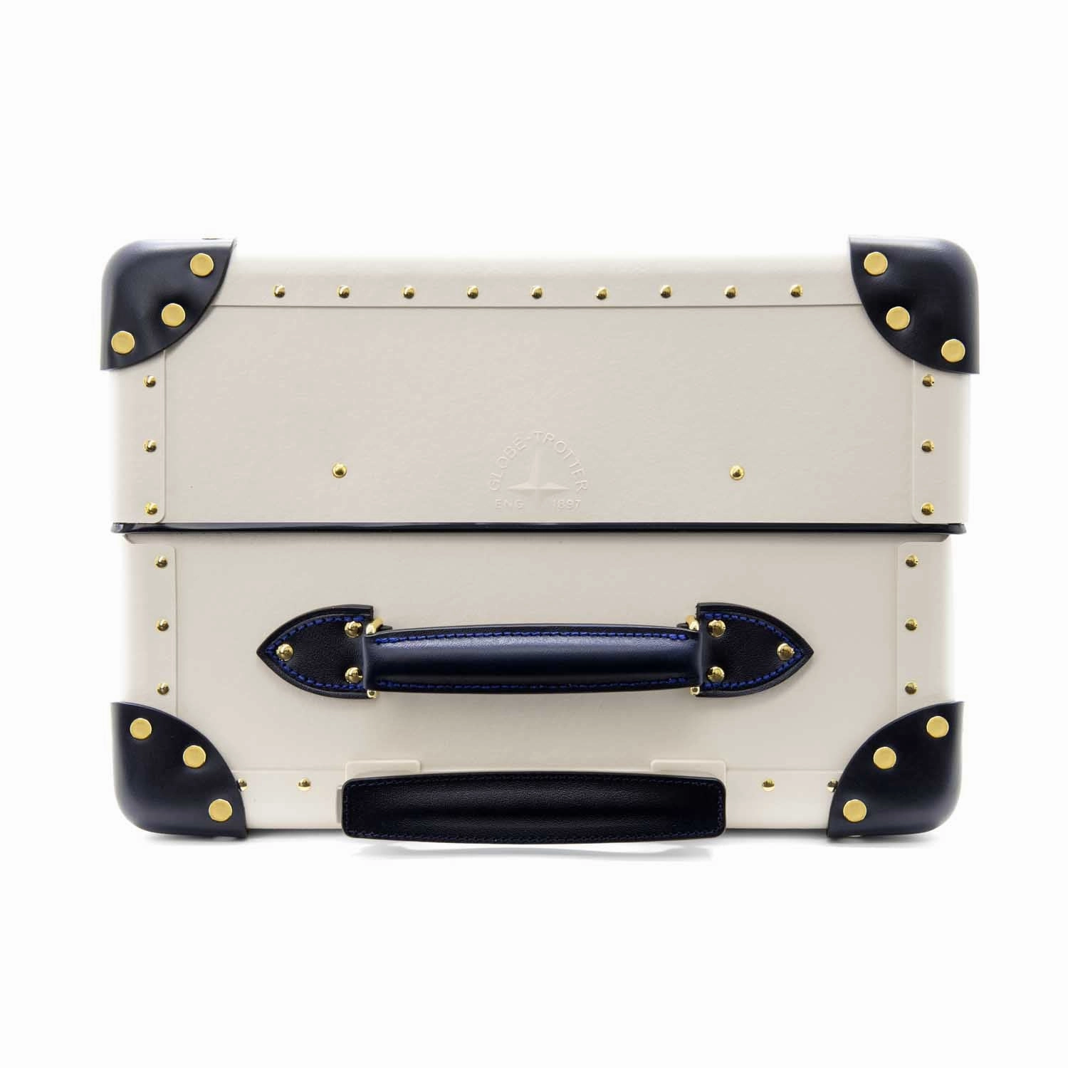 Centenary  Medium Check-In - 4 Wheels | Ivory/Navy/Gold