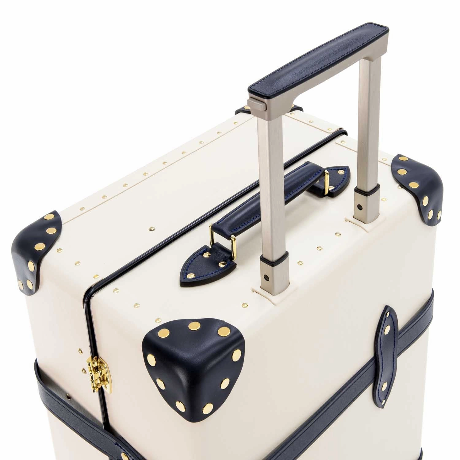 Centenary  Medium Check-In - 4 Wheels | Ivory/Navy/Gold