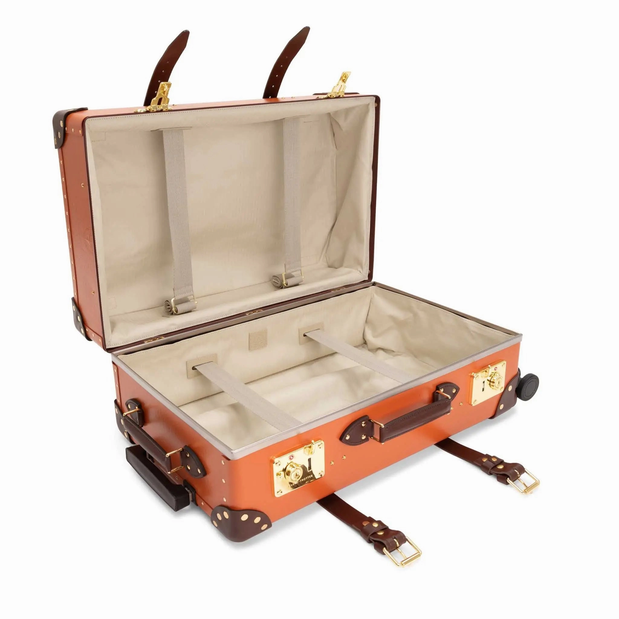 Centenary  Medium Check-In - 4 Wheels | Orange/Brown/Gold