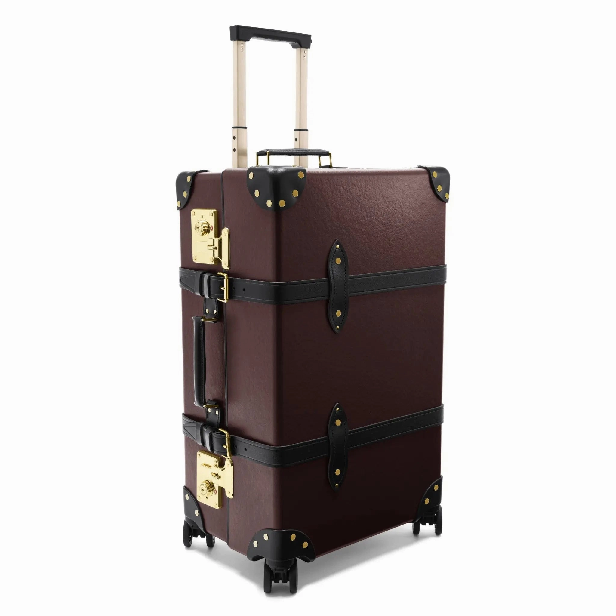Centenary  Medium Check-In - 4 Wheels | Oxblood/Black/Gold
