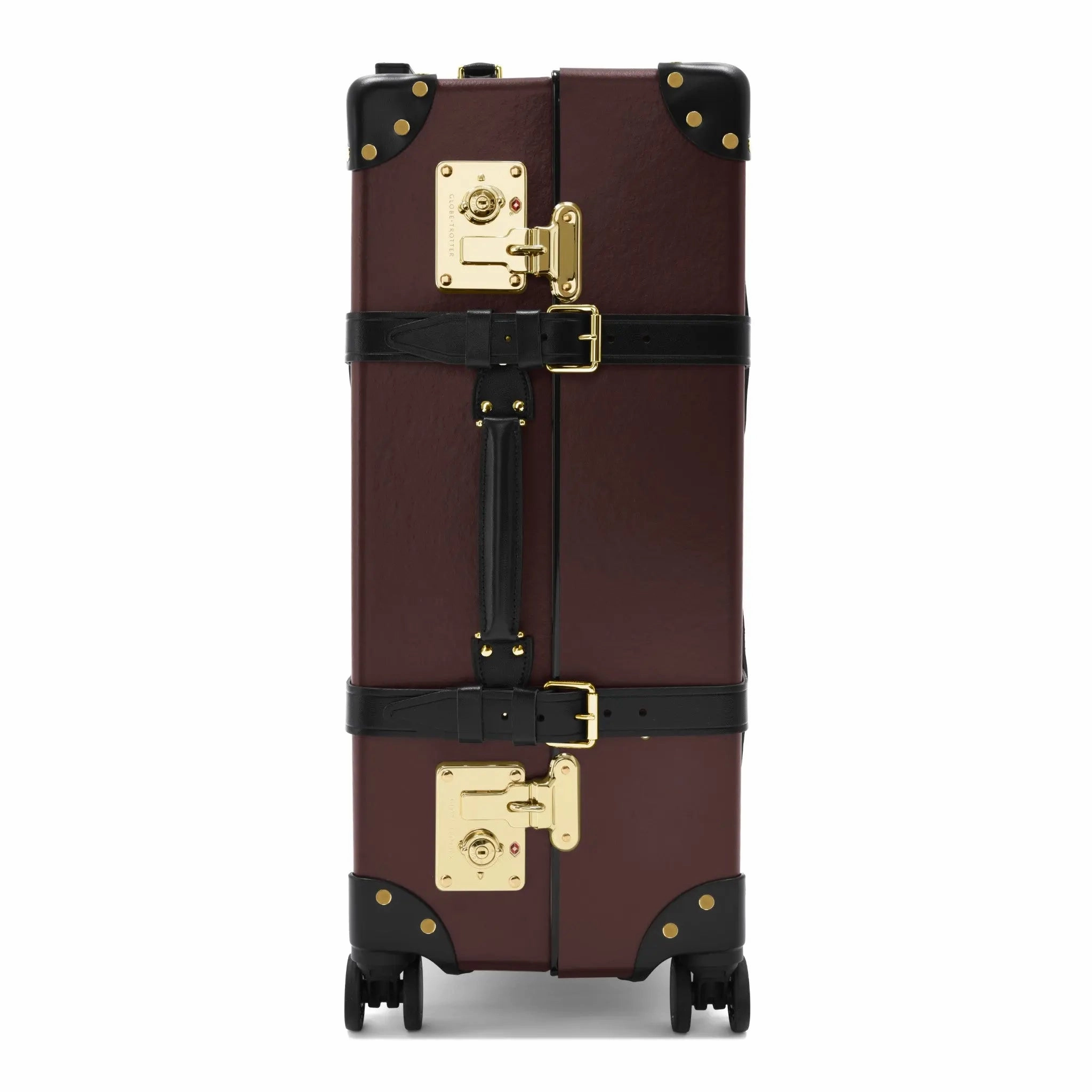 Centenary  Medium Check-In - 4 Wheels | Oxblood/Black/Gold