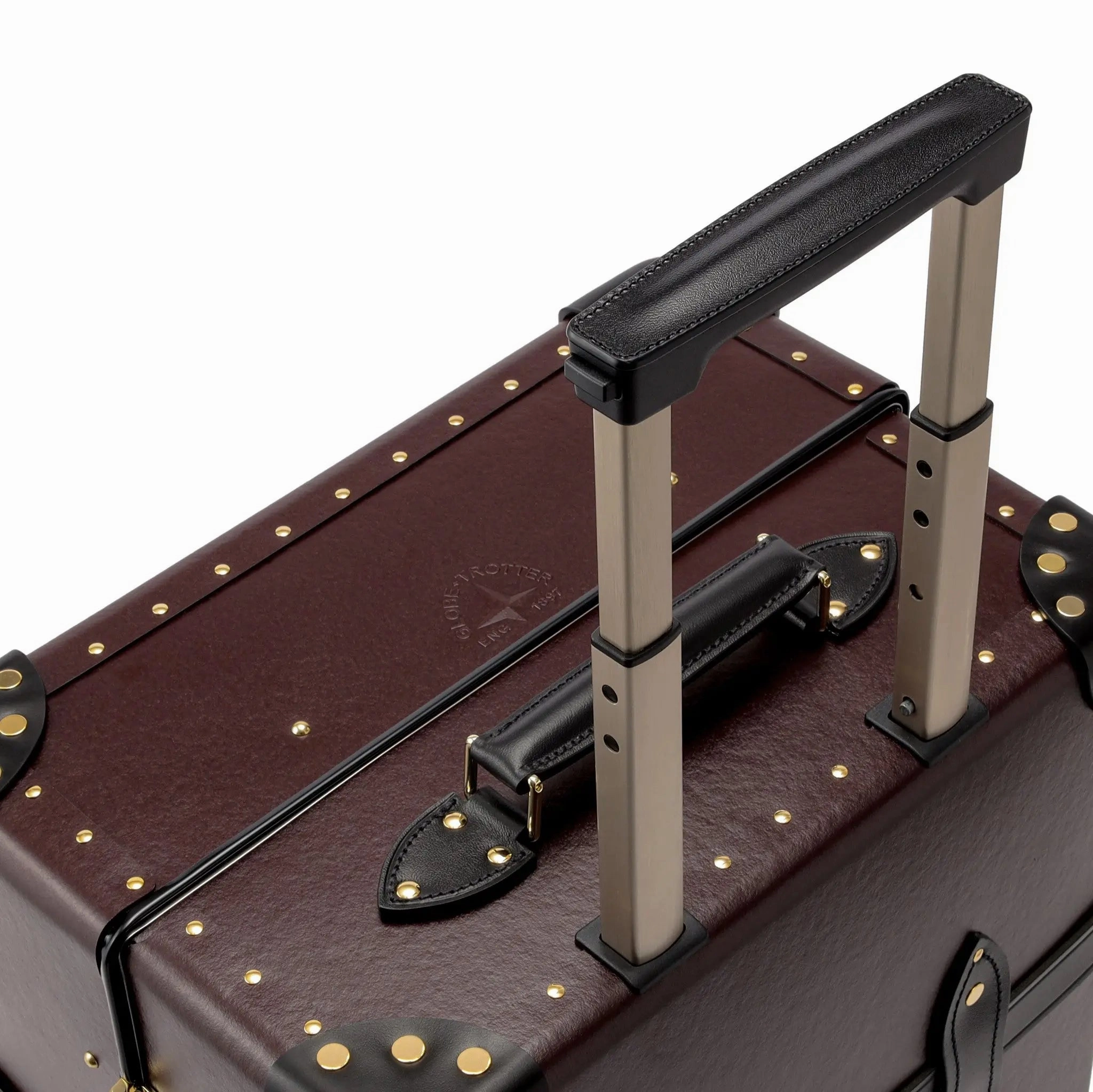 Centenary  Medium Check-In - 4 Wheels | Oxblood/Black/Gold