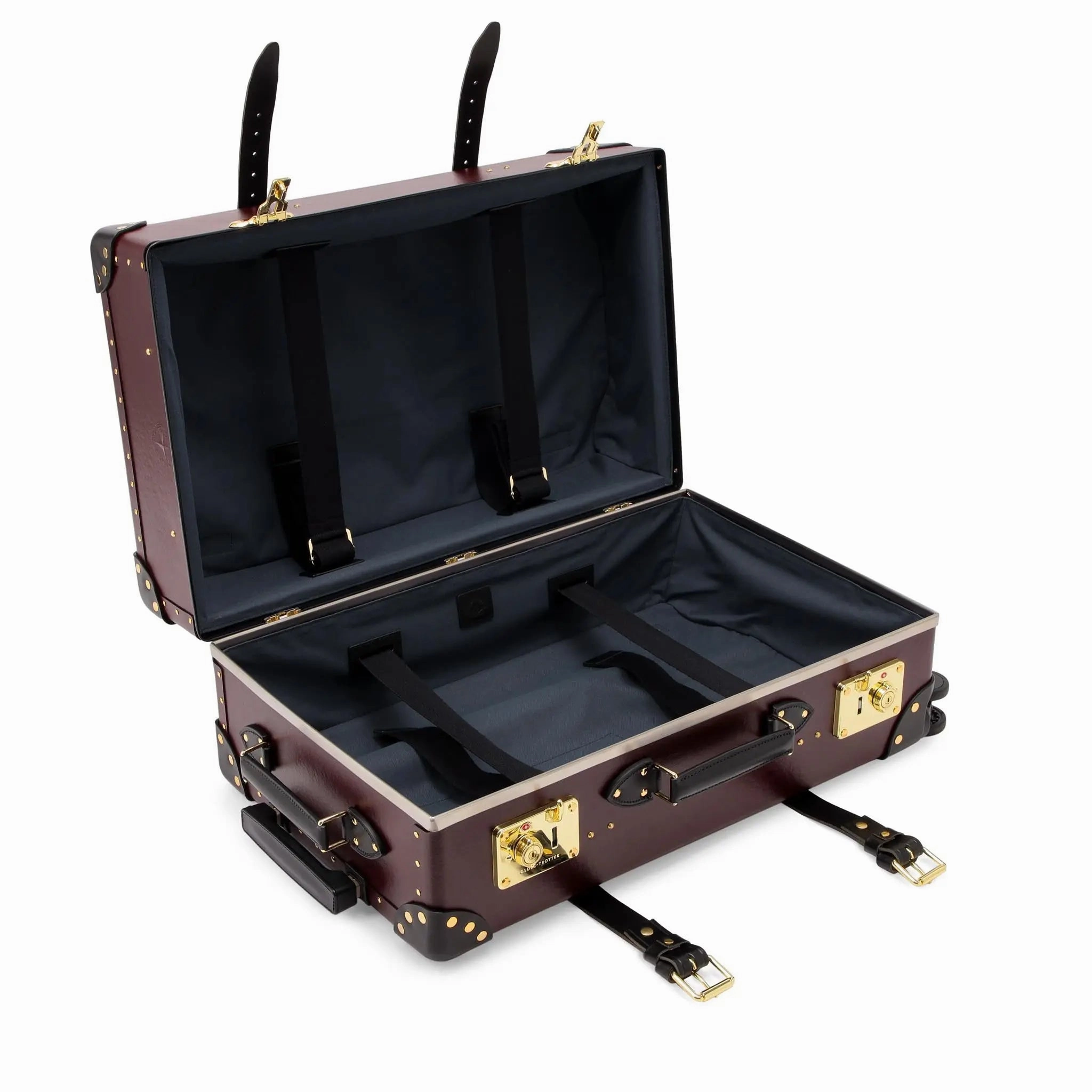 Centenary  Medium Check-In - 4 Wheels | Oxblood/Black/Gold
