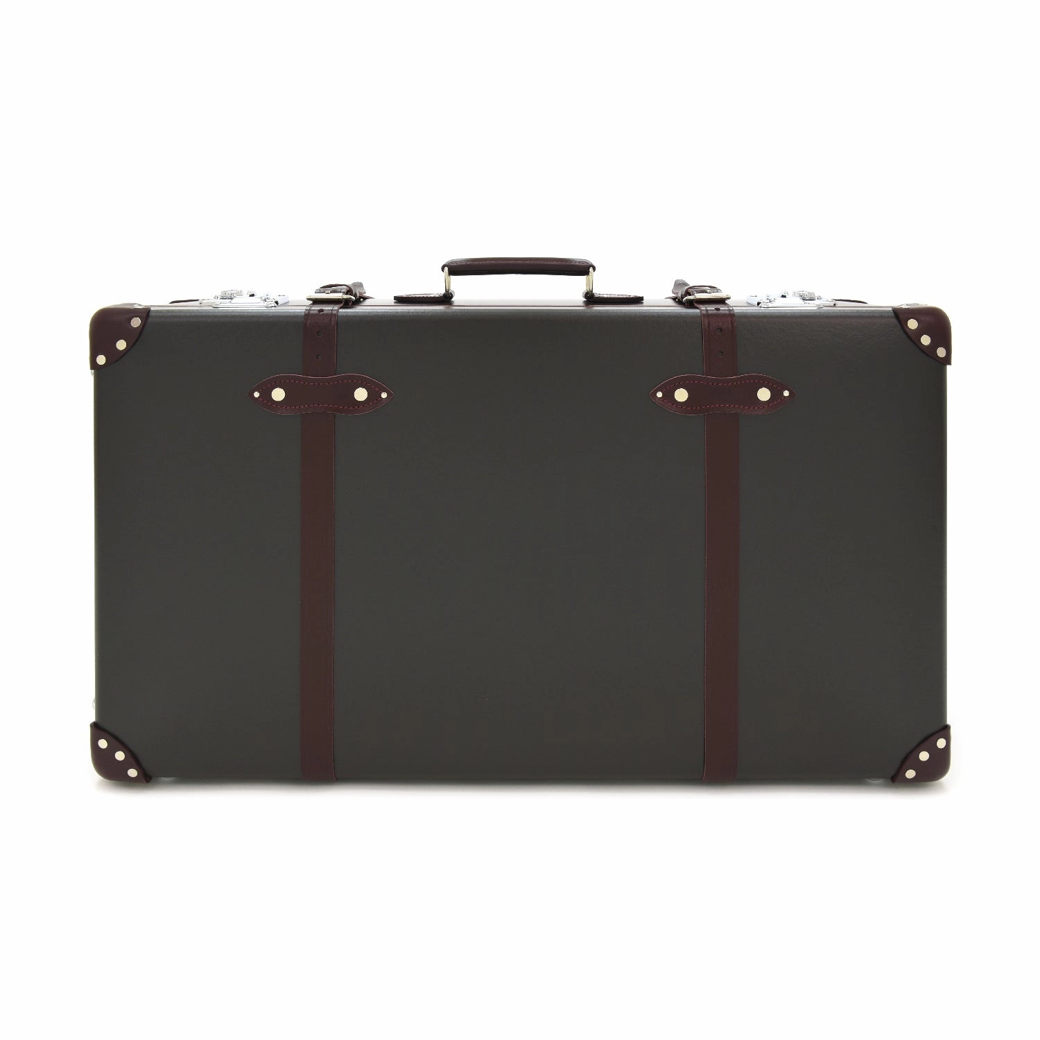 Centenary  XL Suitcase - 2 Wheels | Brown/Burgundy/Chrome