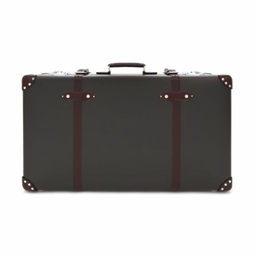 Centenary  XL Suitcase - 2 Wheels | Brown/Burgundy/Chrome