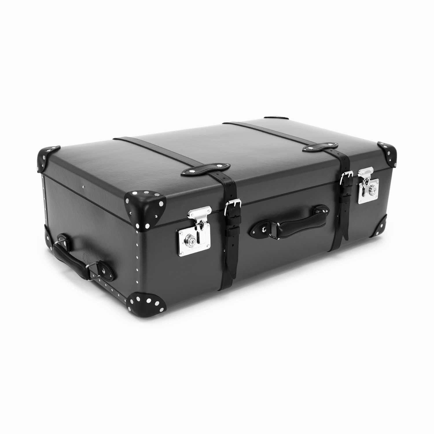 Centenary  XL Suitcase - 2 Wheels | Charcoal/Black/Chrome