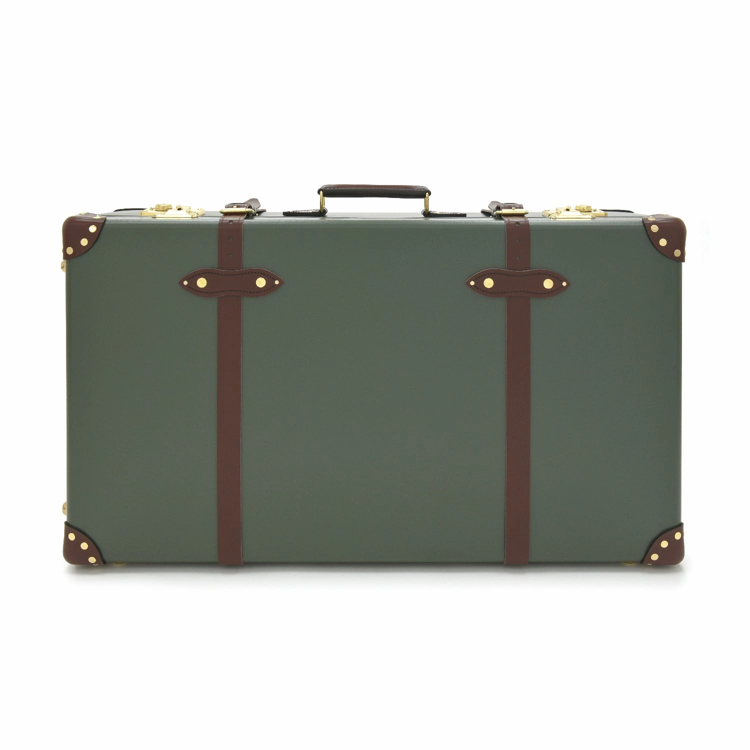 Centenary  XL Suitcase - 2 Wheels | Green/Brown/Gold