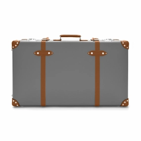 Centenary  XL Suitcase - 2 Wheels | Grey/Caramel/Chrome