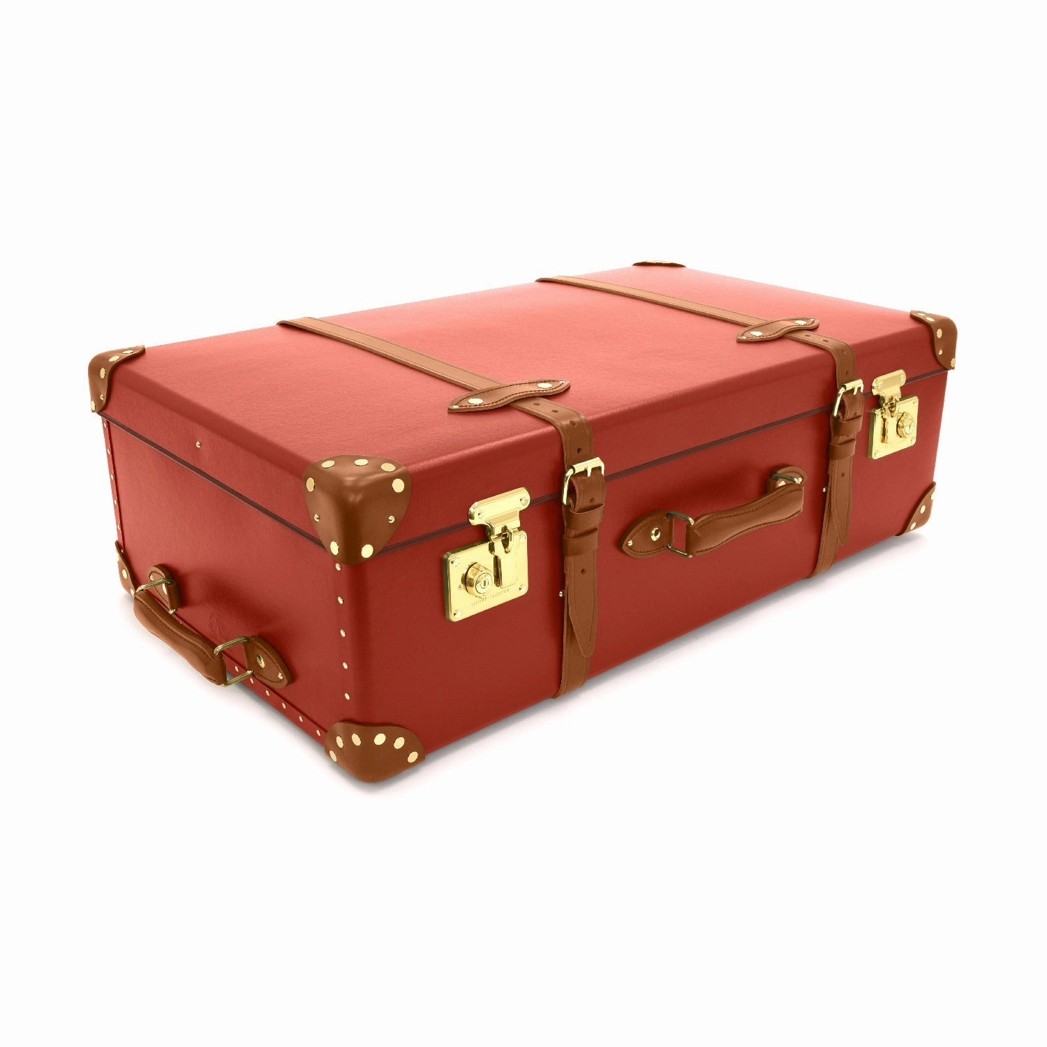Centenary  XL Suitcase - 2 Wheels | Red/Caramel/Gold