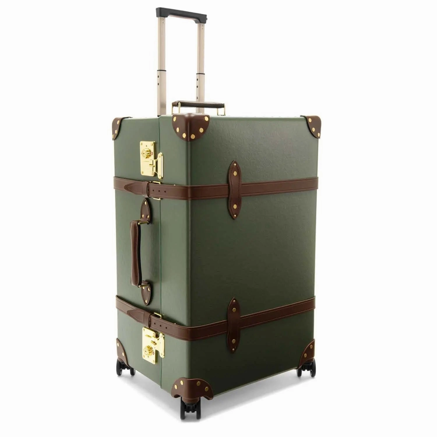 Centenary  XL Trunk - 4 Wheels | Green/Brown/Gold