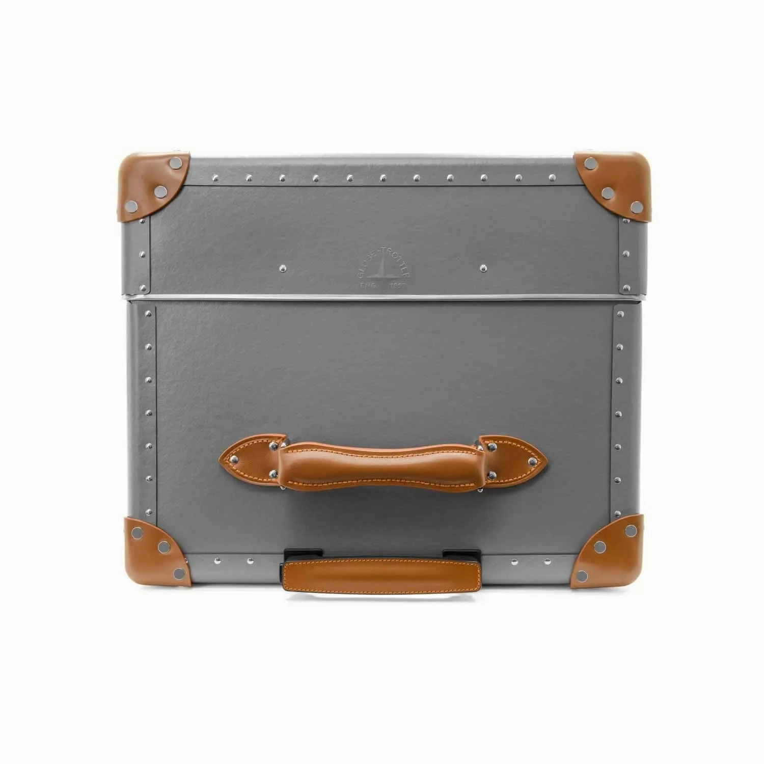 Centenary  XL Trunk - 4 Wheels | Grey/Caramel/Chrome