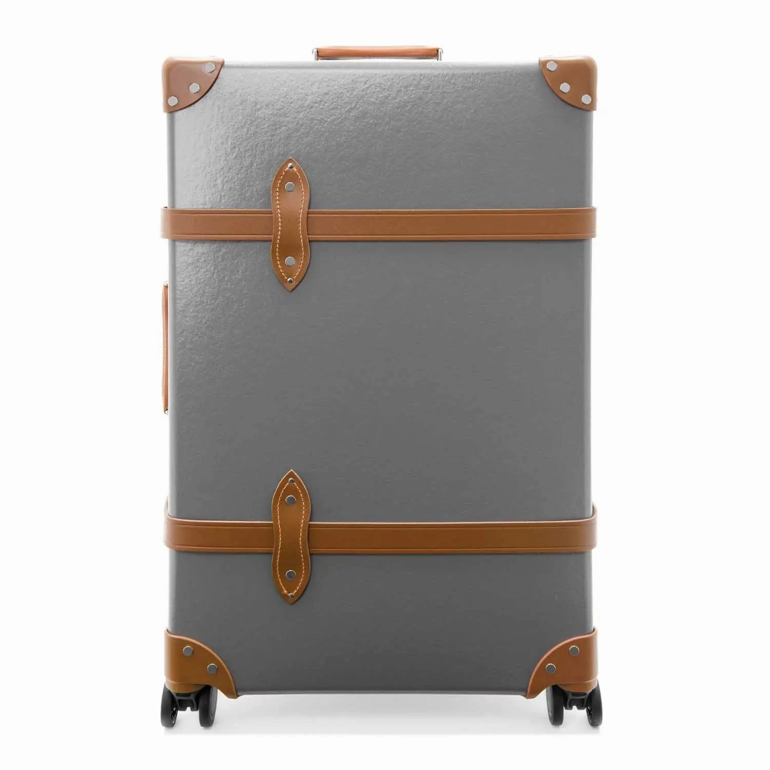 Centenary  XL Trunk - 4 Wheels | Grey/Caramel/Chrome