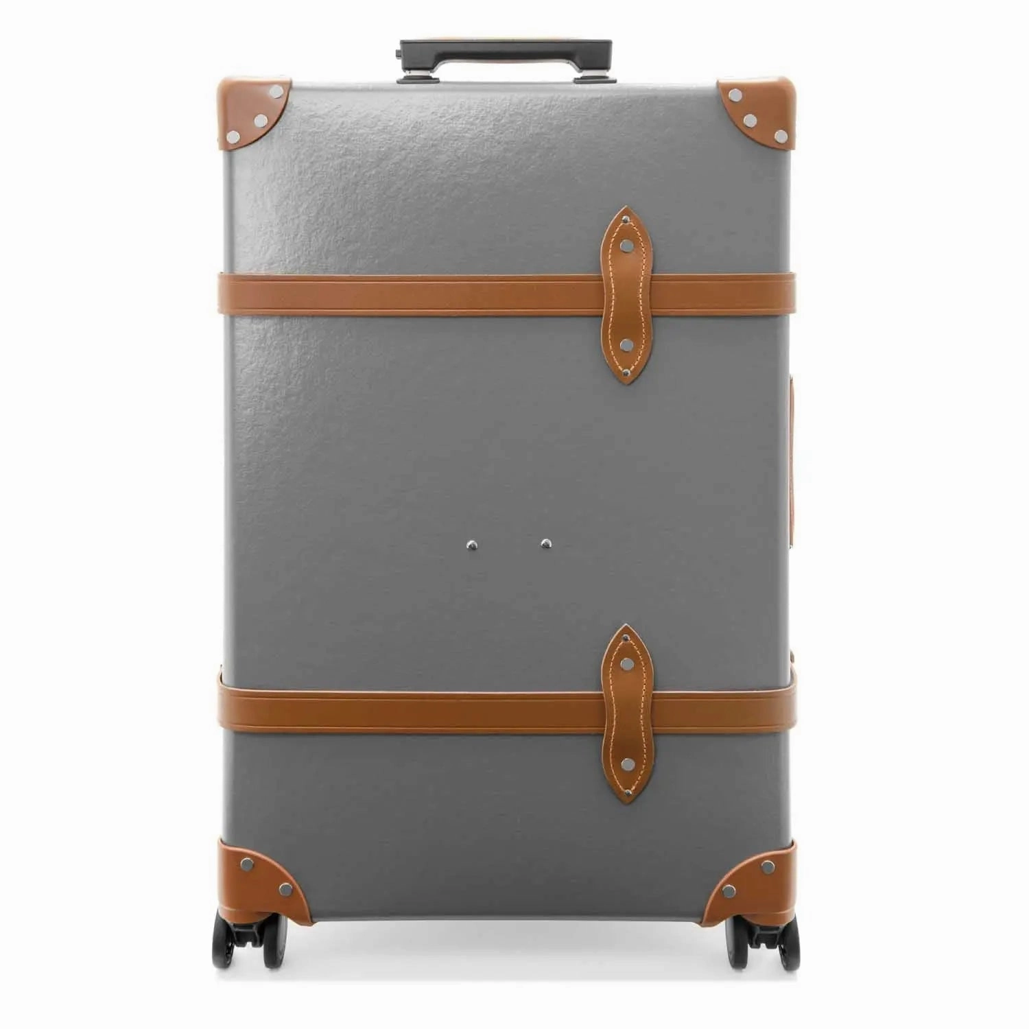 Centenary  XL Trunk - 4 Wheels | Grey/Caramel/Chrome
