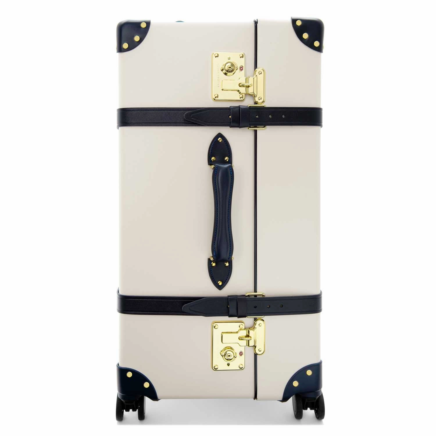 Centenary  XL Trunk - 4 Wheels | Ivory/Navy/Gold