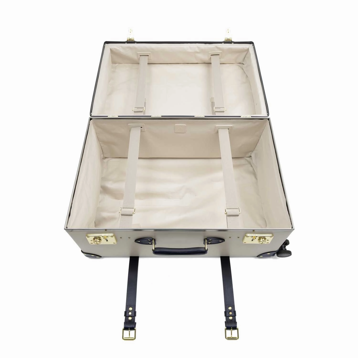 Centenary  XL Trunk - 4 Wheels | Ivory/Navy/Gold