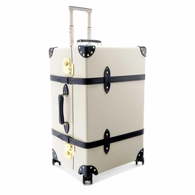 Centenary  XL Trunk - 4 Wheels | Ivory/Navy/Gold