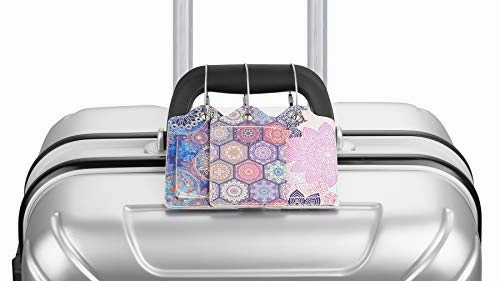 Chelmon Luggage Tags Label Cruise Instrument Bag Case Tags(03 blooming A)