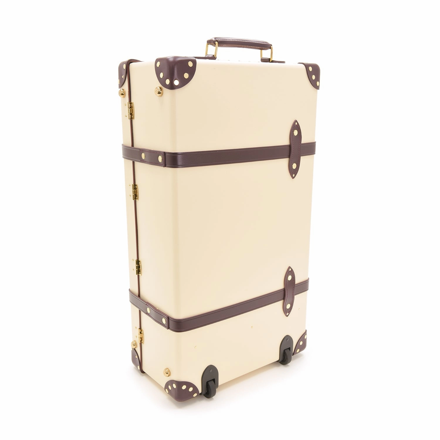 Chelsea Garden  Large Suitcase | Ivory/Burgundy/Gold