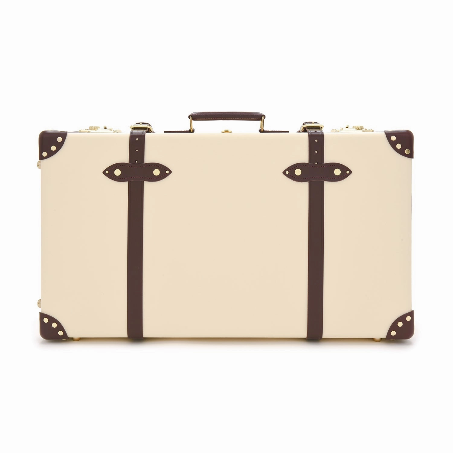 Chelsea Garden  Large Suitcase | Ivory/Burgundy/Gold