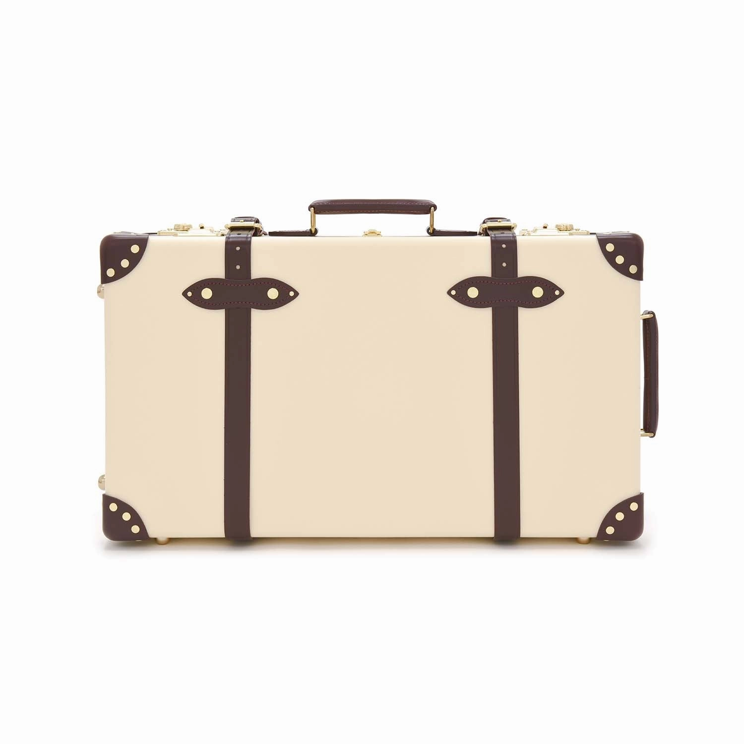 Chelsea Garden  Medium Check-In - 2 Wheels | Ivory/Burgundy/Gold