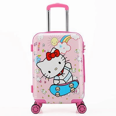 Children'S Cartoon Trolley Suitcase 20" Hello Kitty/Transformers/Spiderman Travel Suitcase