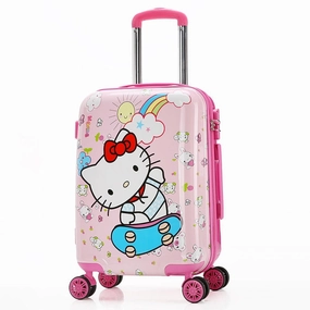 Children'S Cartoon Trolley Suitcase 20" Hello Kitty/Transformers/Spiderman Travel Suitcase