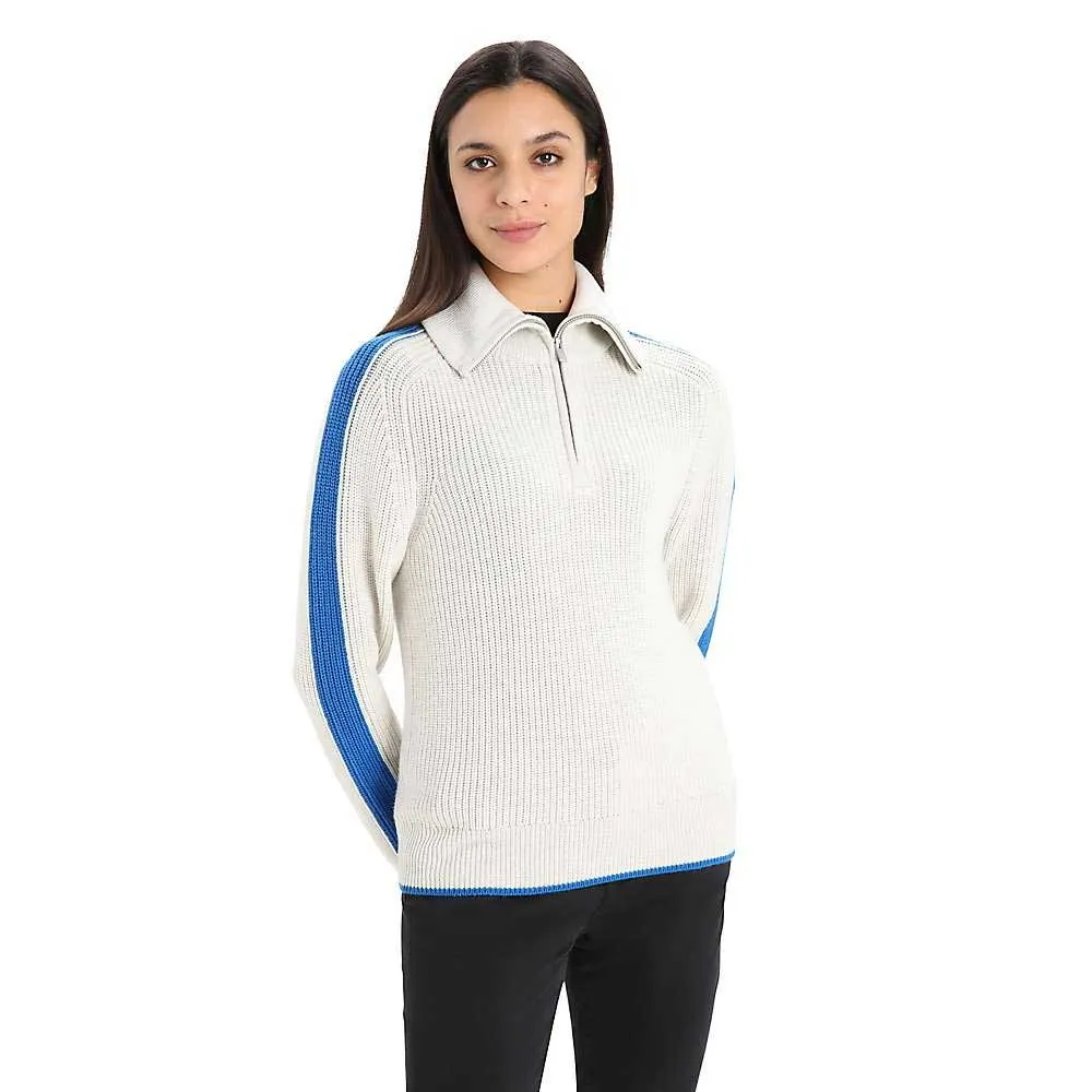 Clearence Icebreaker Womens Lodge LS Half Zip Sweater , buy more and save more!