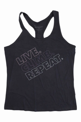 Discount Price Sale Choose fashion Black Diamond Womens Live.Climb.Repeat. Tank Online Store,100% Quality with best price, 100% quality and best service, welcome to buy!