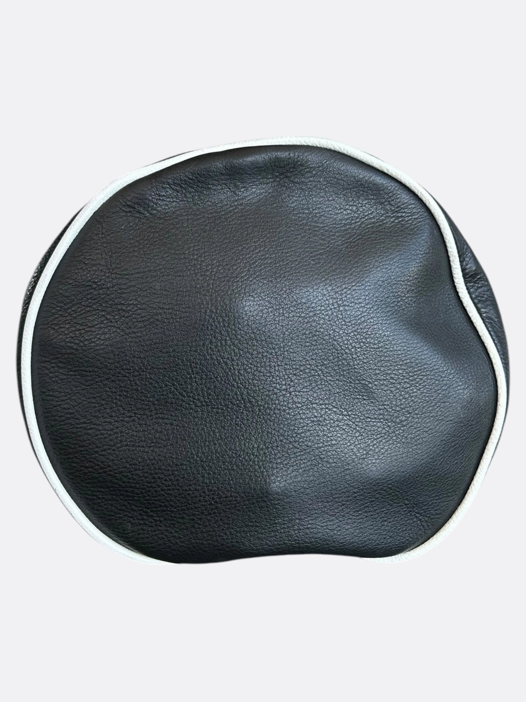 Chrome Hearts Black White & Green Triple Cross Leather Duffel Bag