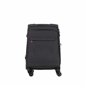 Cloe Carry-On 20 inch Luggage with 360-spinner wheels in Black Color