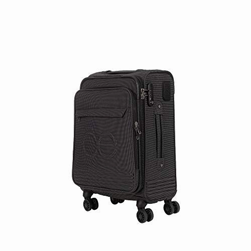 Cloe Carry-On 20 inch Luggage with 360-spinner wheels in Black Color