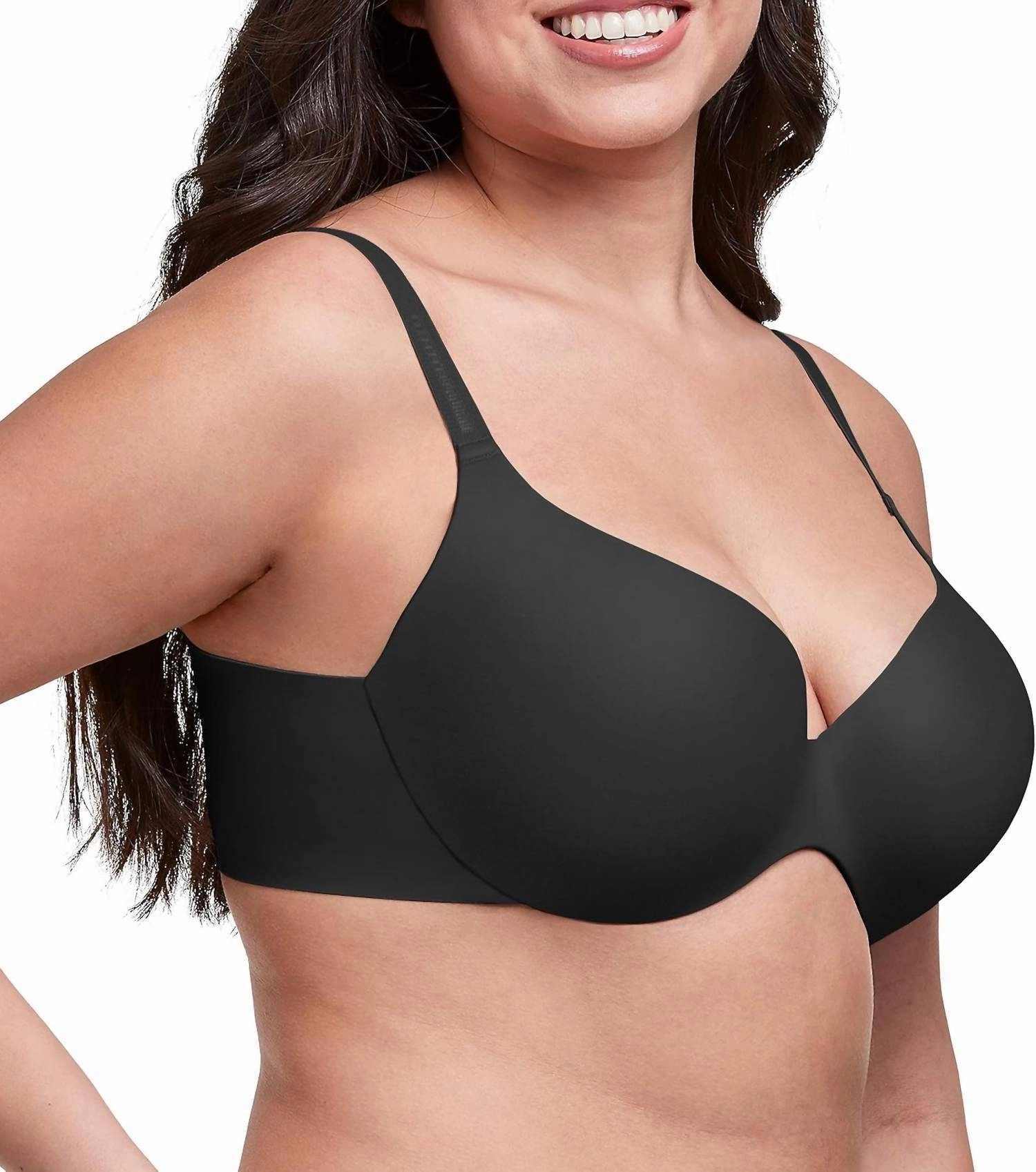 Comfort Devotion Dreamwire Full Coverage Bra In Black