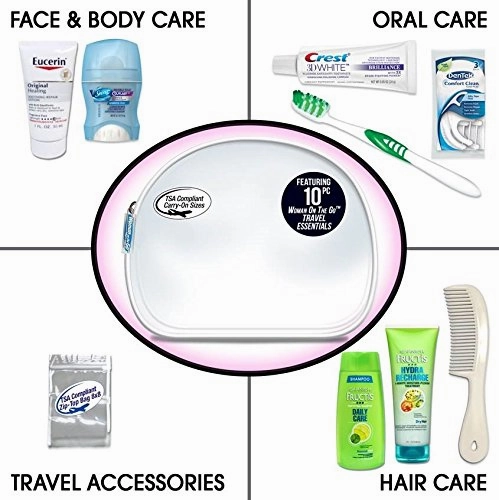 Convenience Kits WomenS Garnier Fructis Deluxe 10-Piece Travel Kit