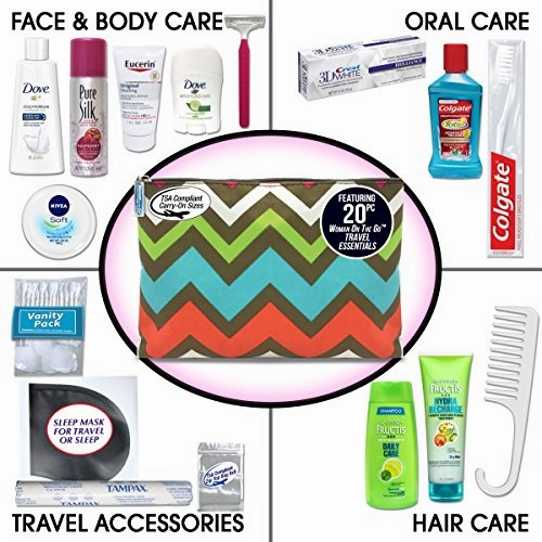 Convenience Kits WomenS Premium 20-Piece Necessities Travel Kit