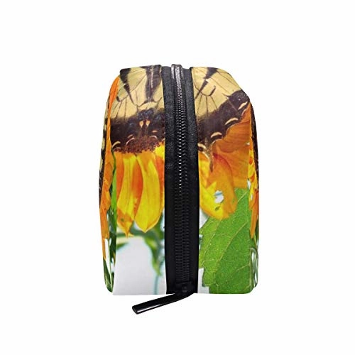 Cosmetic Bag Butterfly Flower Girls Makeup Organizer Box Lazy Toiletry Case