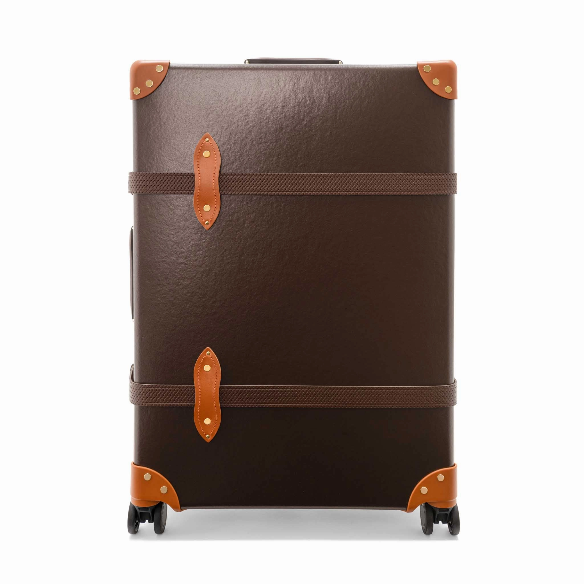 Cotswolds  Large Check-In - 4 Wheels | Brown/Orange/Gold