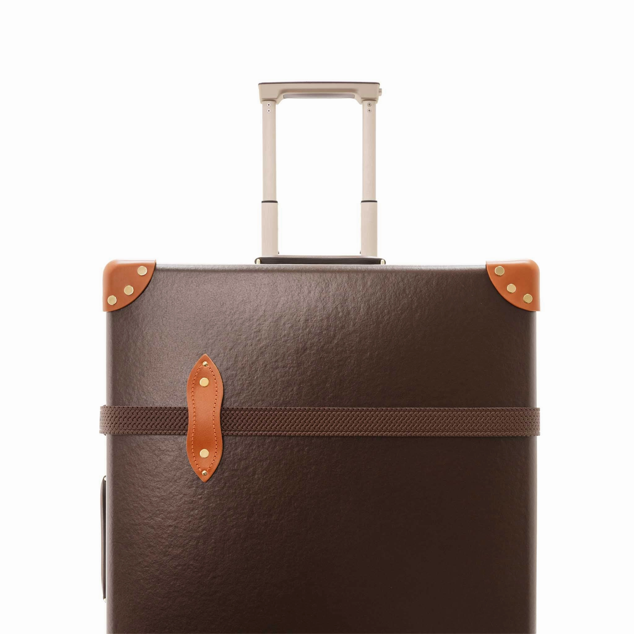 Cotswolds  Large Check-In - 4 Wheels | Brown/Orange/Gold