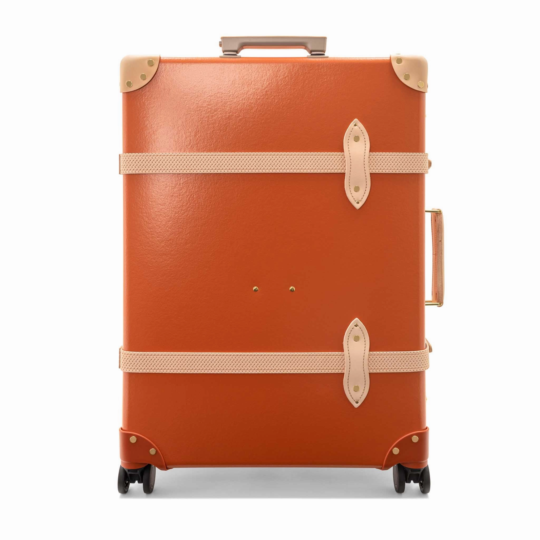 Cotswolds  Large Check-In - 4 Wheels | Orange/Natural/Gold