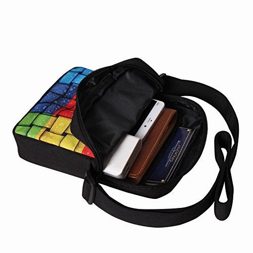 Crazytravel Small Shoulder Satchel Messenger Cross Body Bags Purse For Mens Womens Teens