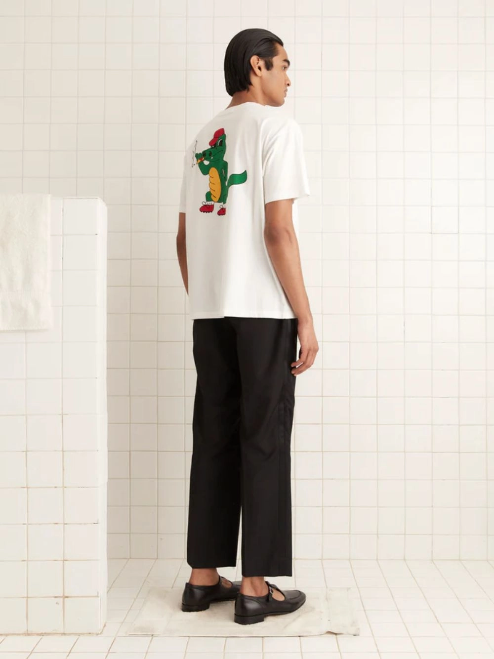 Cream Reptile Rec T-Shirt