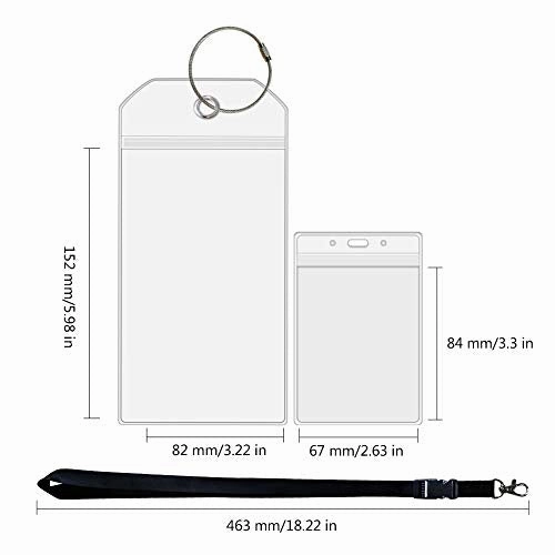 Cruise Luggage Tags 4 Pack Cruise Tags & 2 Id Badge Holder Zip Seal And Reusable Steel Loops