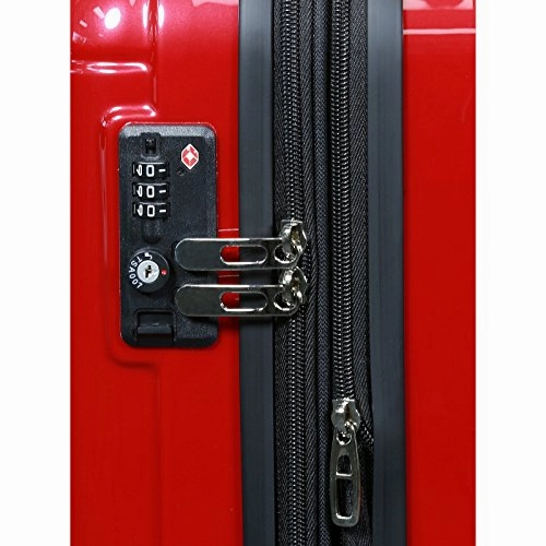 Dejuno Contour 3-Piece Hardside Spinner Tsa Lock, Apple Green